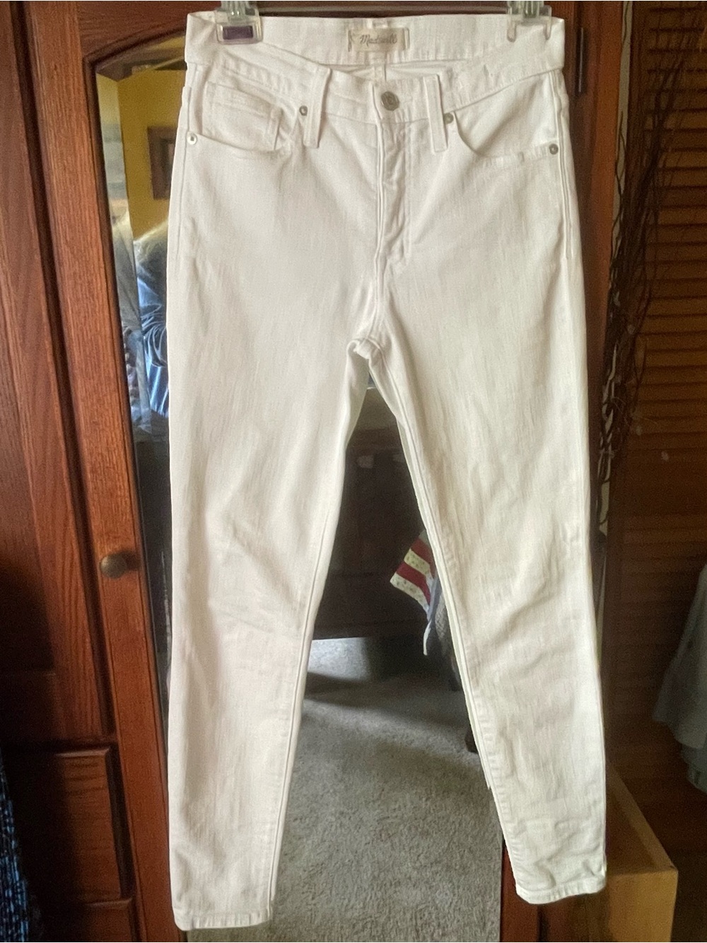 Madewell Women’s Skinny Jeans in White